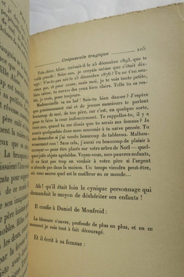 Dorsenne Jean La vie sentimentale de Paul Gauguin Cahiers de la quinzaine – Image 5