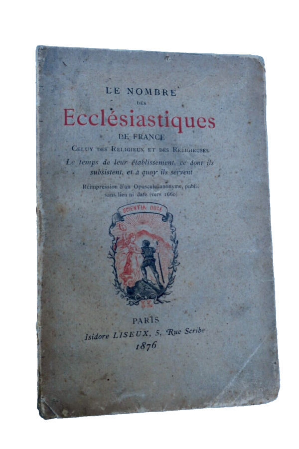 ECCLESIASTIQUES DE FRANCE, leur nombre, celuy des Religieux et des Religieuses.. – Image 3