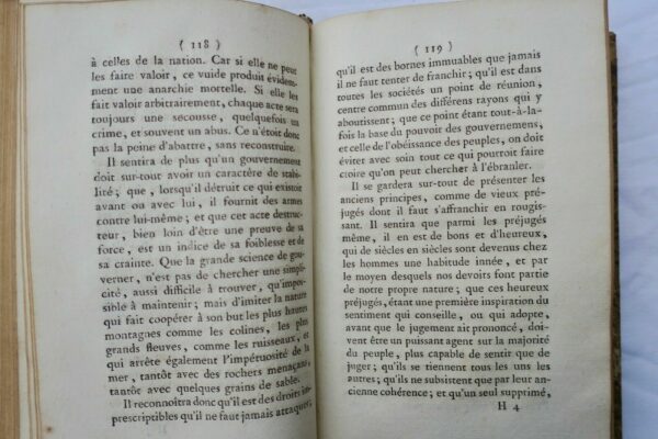 ESPRIT DE L'HISTOIRE OU LETTRES POLITIQUES ET MORALES 1802 – Image 3