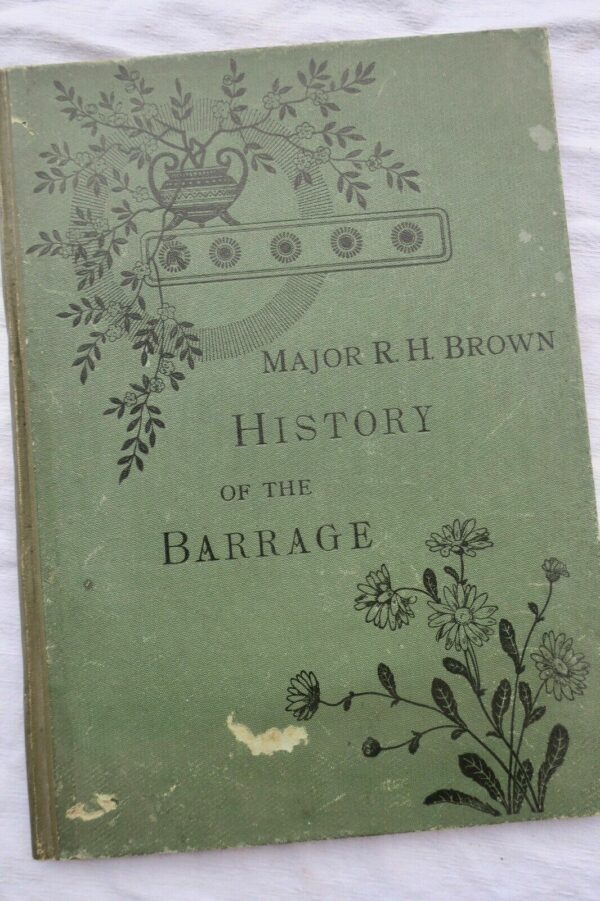 Egypt history of the barrage at the head of the delta of Egypt 1896