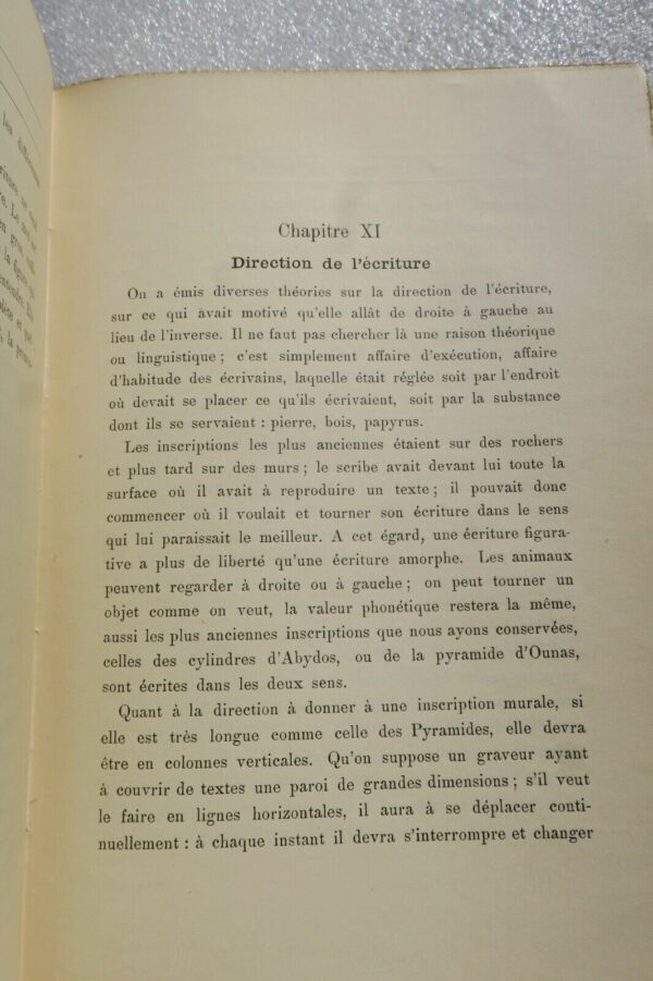 Egypte NAVILLE L'écriture égyptienne. Essai sur l'origine et la formation.. – Image 3