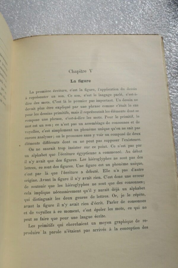 Egypte NAVILLE L'écriture égyptienne. Essai sur l'origine et la formation.. – Image 5