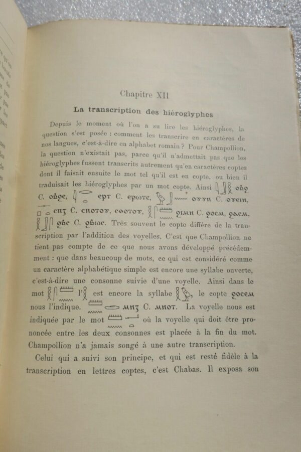 Egypte NAVILLE L'écriture égyptienne. Essai sur l'origine et la formation.. – Image 8