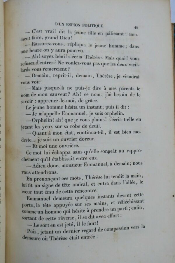 Espion Histoire d'un espion politique sous la Révolution, le Consulat 1847 – Image 7