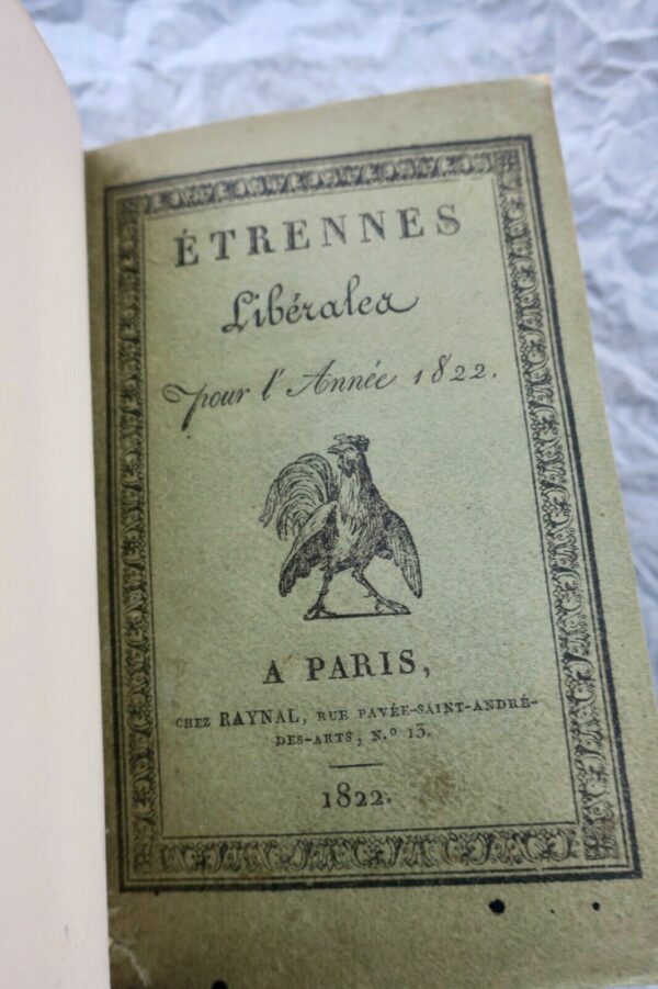 Etrennes libérales 1822 – Image 4