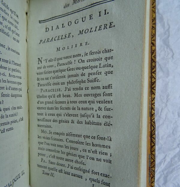 FONTENELLE DIALOGUES DES MORTS ANCIENS ET MODERNES  1784 – Image 4