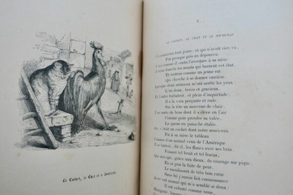 Fables. Illustrées par J.-J. Grandville FLORIAN LA FONTAINE – Image 12