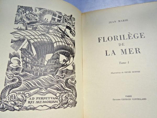 Florilège de la Mer JEAN MARIE illustr- Dimpre