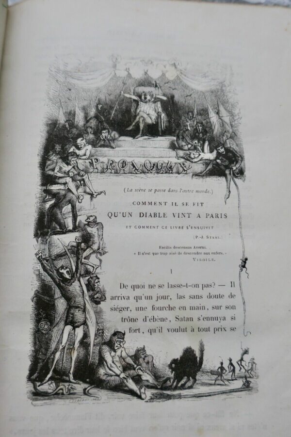 GAVARNI GRANDVILLE La diable à Paris , Paris et les parisiens J . hetzel – Image 17