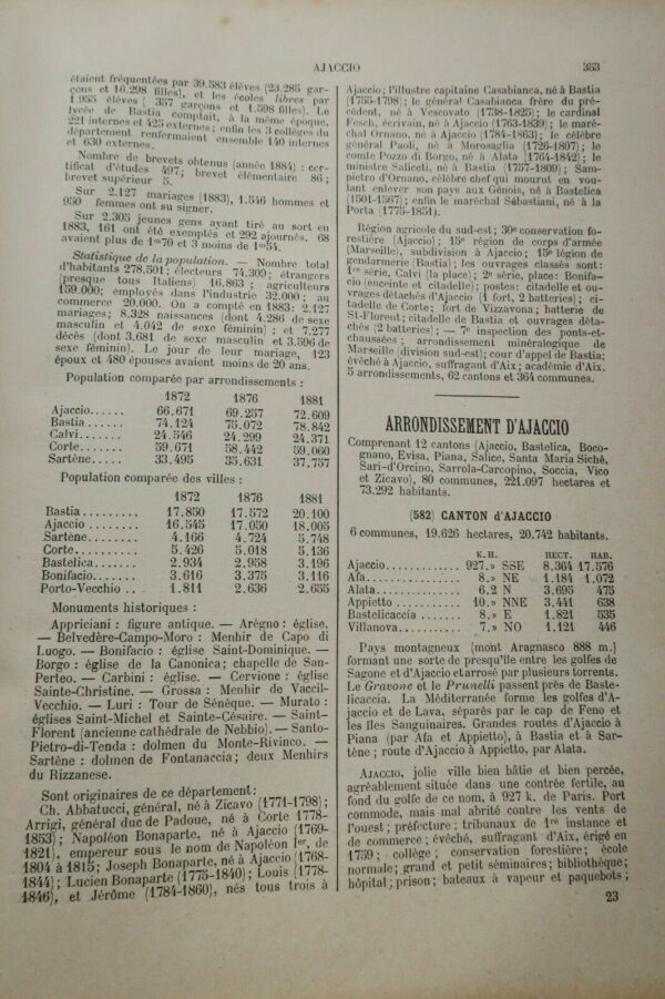 GEOGRAPHIE DE LA FRANCE TOUTES LES COMMUNES 1891 – Image 4