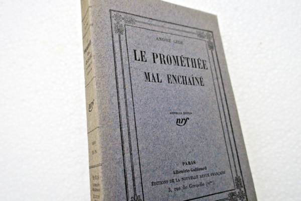 GIDE (André) Le Prométhée mal enchaîné