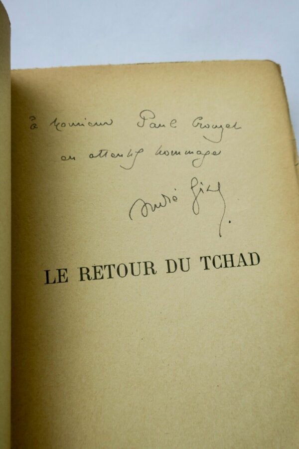 GIDE (André) Le Retour du Tchad Paris, Gallimard, 1928 + dédicace – Image 8