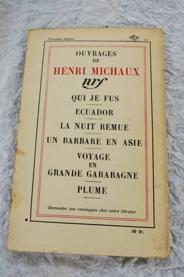 GIDE,ANDRÉ DÉCOUVRONS HENRI MICHAUD GALLIMARD 1941 – Image 5