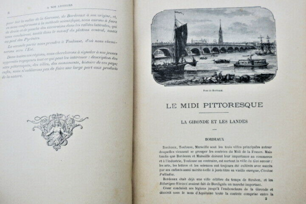 Garonne MIDI PITTORESQUE LA VALLEE DE LA GARONNE 1890 – Image 8