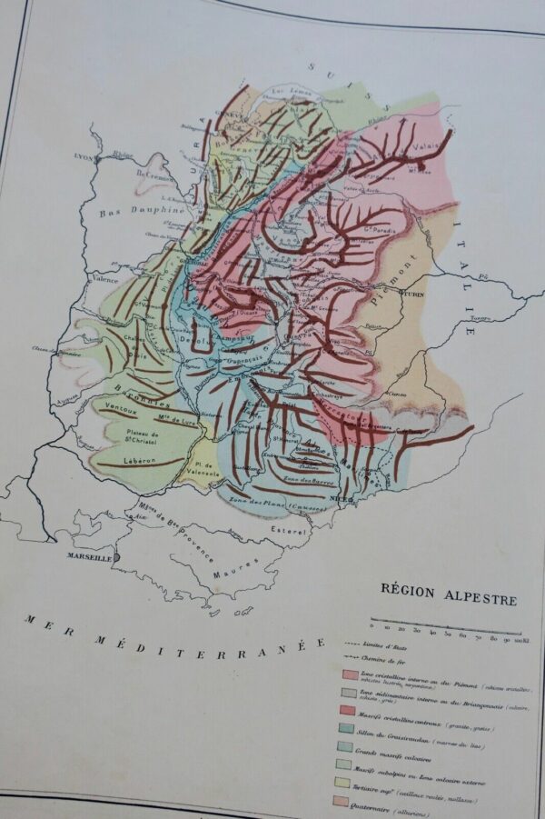 Géographie Kaeppelin Régions naturelles de la France les colonies... – Image 10