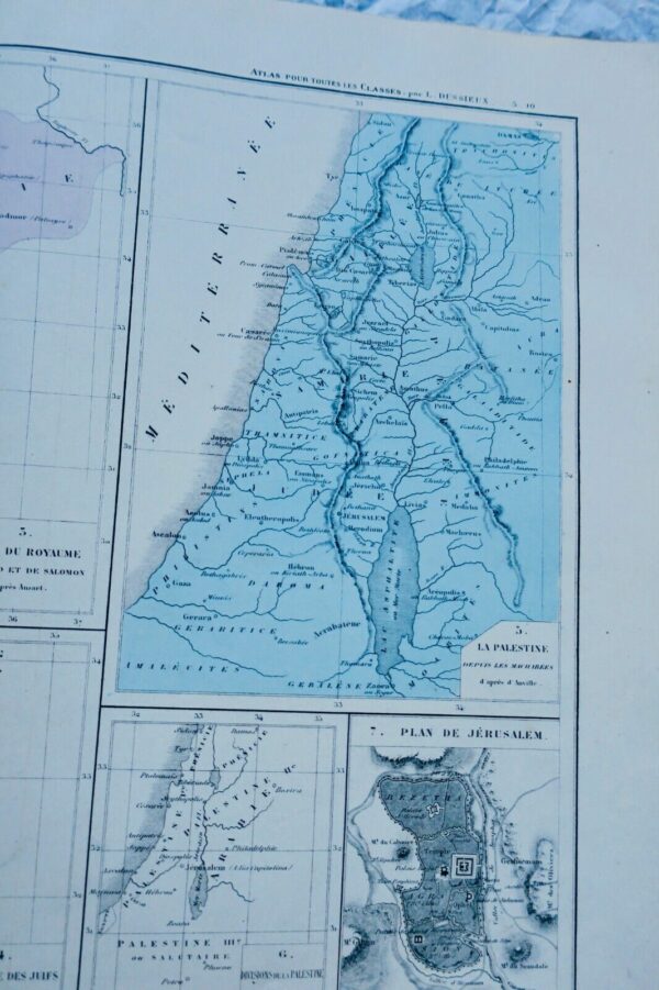 Géographie L. Dussieux Atlas général de géographie...vers 1847 – Image 10