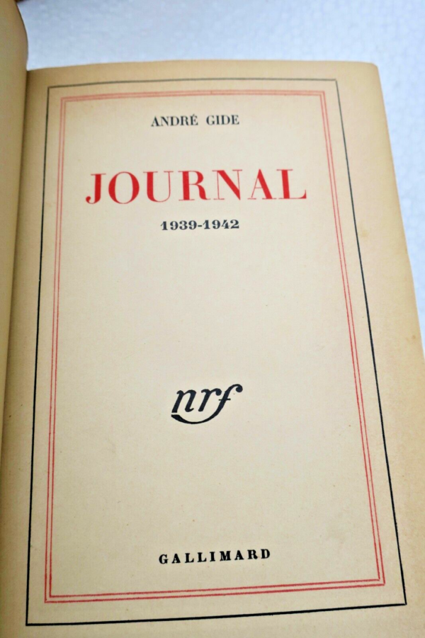 Gide journal 6 vol. 1889-1949 – Image 4