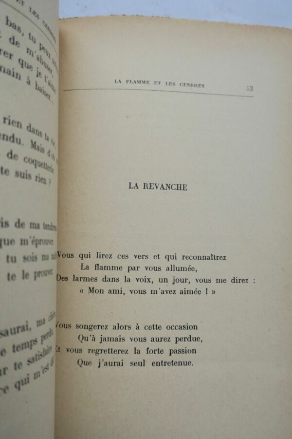 HENRIOT (Émile). La Flamme et les cendres  + dédicace – Image 6