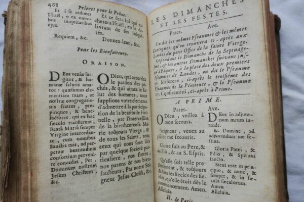 HEURES IMPRIMEES PAR L'ORDRE DE MONSEIGNEUR LE CARDINAL DE NOAILLES 1728 – Image 10