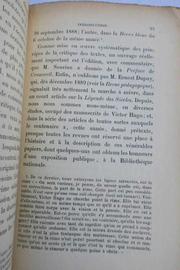 HUGO ESSAI CRITIQUE SUR LE THEATRE DE VICTOR HUGO, LES DRAMES EN VERS – Image 7