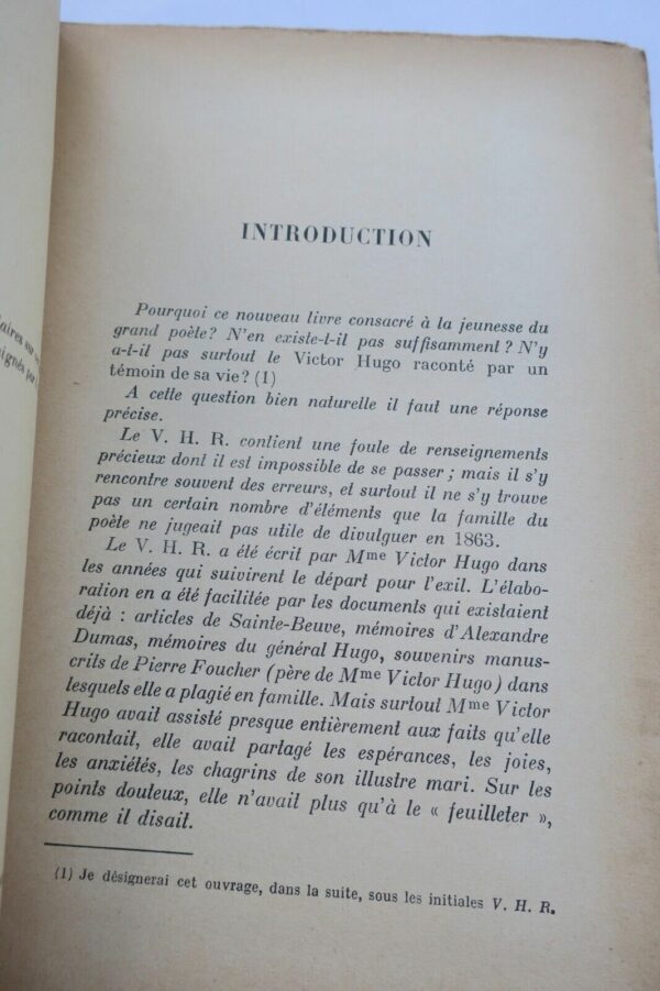 HUGO La jeunesse de Victor Hugo. Ouvrage documentaire... – Image 6