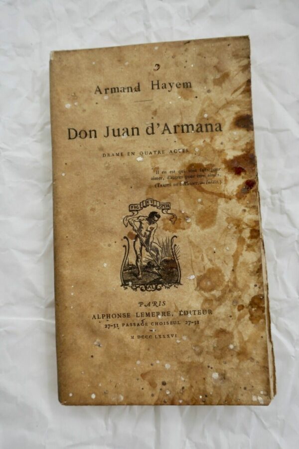 Hayem don Juan d'armana Lemerre 1886