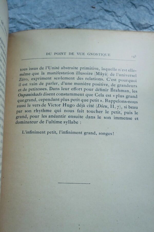 Hugo  Essai sur la philosophie de Victor Hugo, du point de vue gnosti + dédicace – Image 4