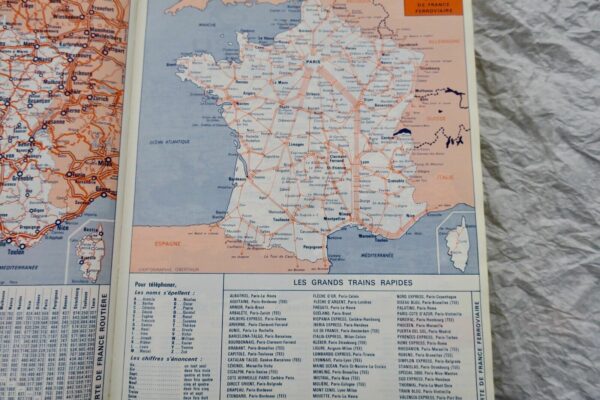 INDEX ATLAS DE FRANCE OBERTHUR 1977  LISTE DES LOCALITES NOMENCLATURE DES COMMUN – Image 5