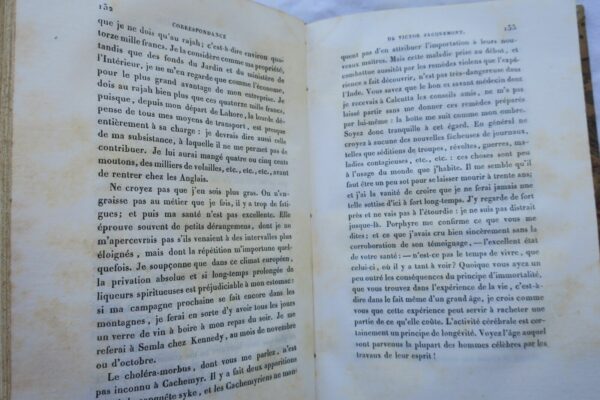 Inde Correspondance de Victor Jacquemont avec sa famille voyage 1833 – Image 11