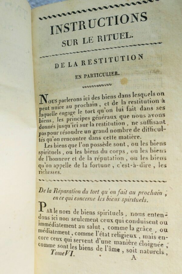 Instructions sur le rituel contenant la théorie et la pratique des sacremens – Image 5