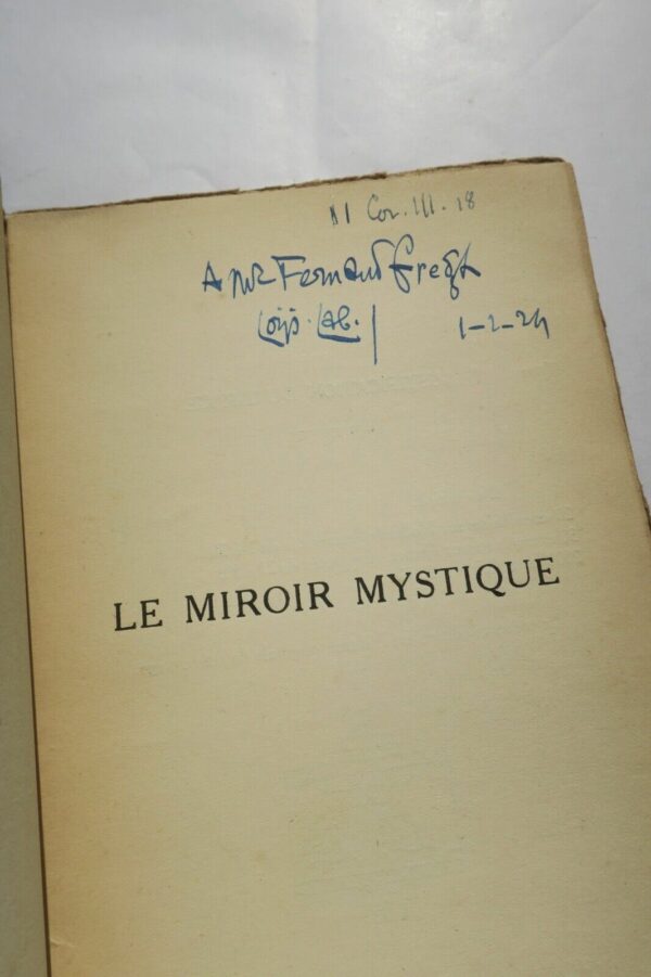 LABEQUE. Loÿs. Le Miroir mystique - Le Miroir des mondes ...+ dédicace – Image 7