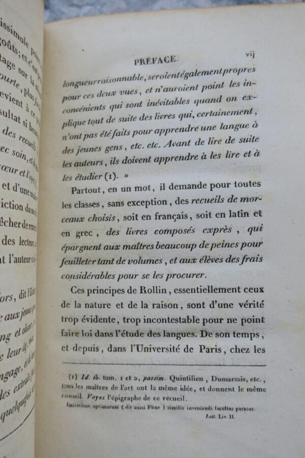 LATIN LECONS LATINES MODERNES DE LITTERATURE ET DE MORALE 1823 – Image 7