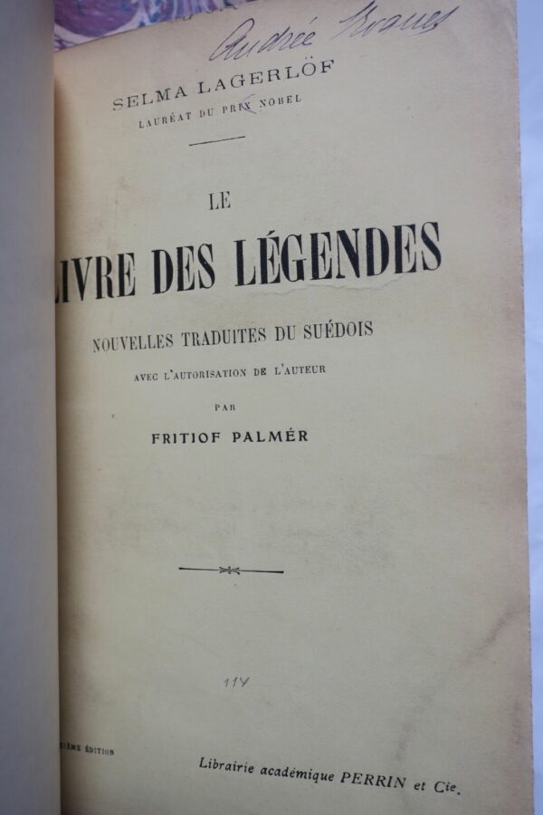 Lagerlöf La Légende de Gösta Berling+LE LIVRE DES LEGENDES – Image 3