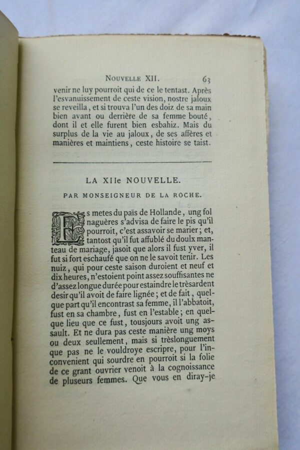 Les Cent Nouvelles Nouvelles. Publiées d'après le seul manuscrit connu 1858 – Image 7