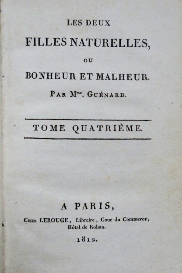 Les deux filles naturelles ou bonheur et malheur 1812 – Image 4