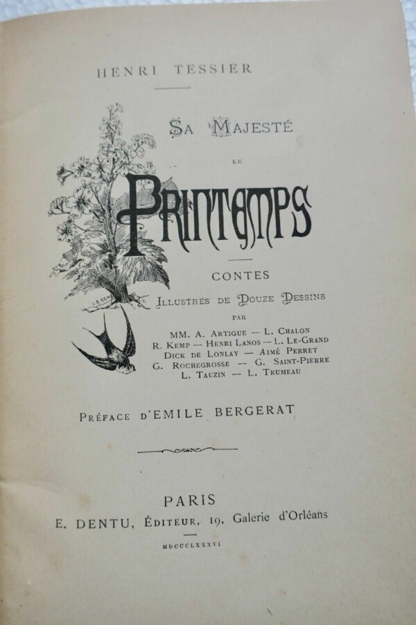 MAJESTE LE PRINTEMPS. Contes 1886 – Image 14