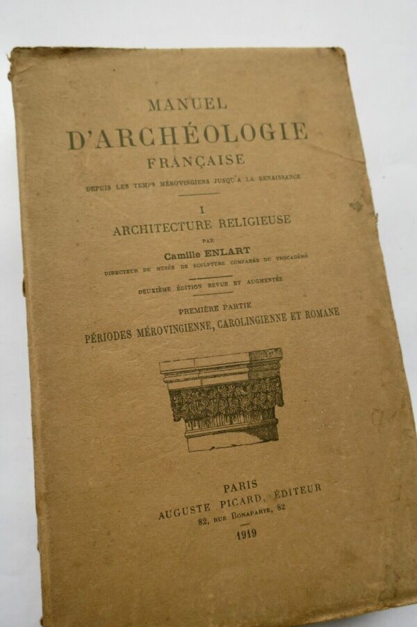 MANUEL D'ARCHÉOLOGIE RELIGIEUSE FRANÇAISE 1919 – Image 3