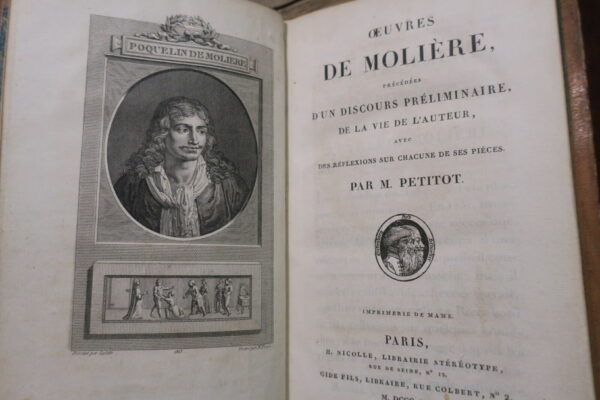 MOLIÈRE Oeuvres de MOLIÈRE 1812 – Image 3