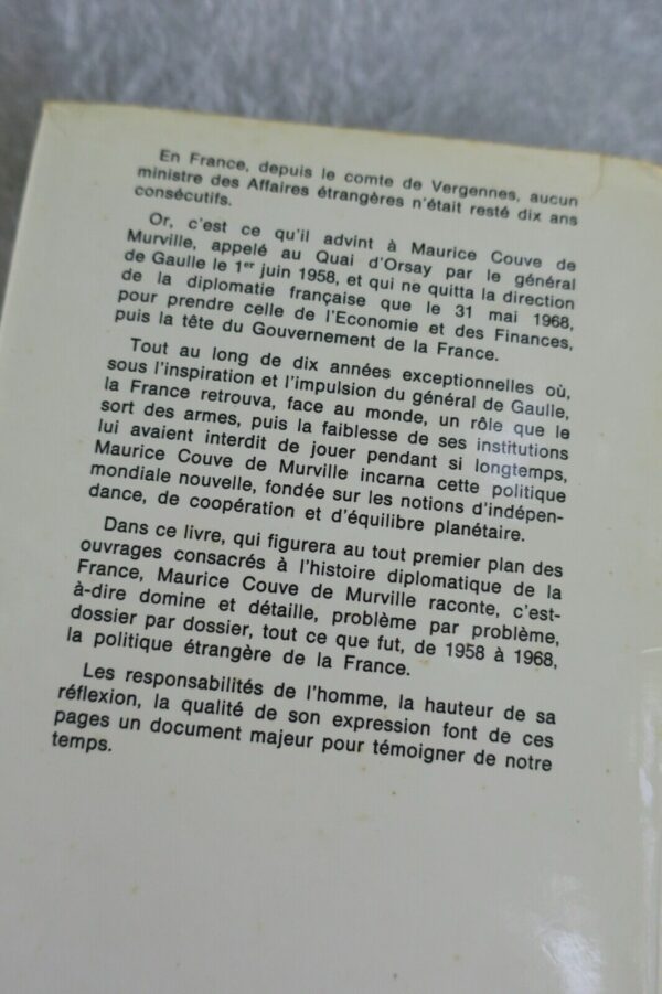 Maurice Couve de Murville‎ ‎Une politique étrangère 1958-1969 – Image 9