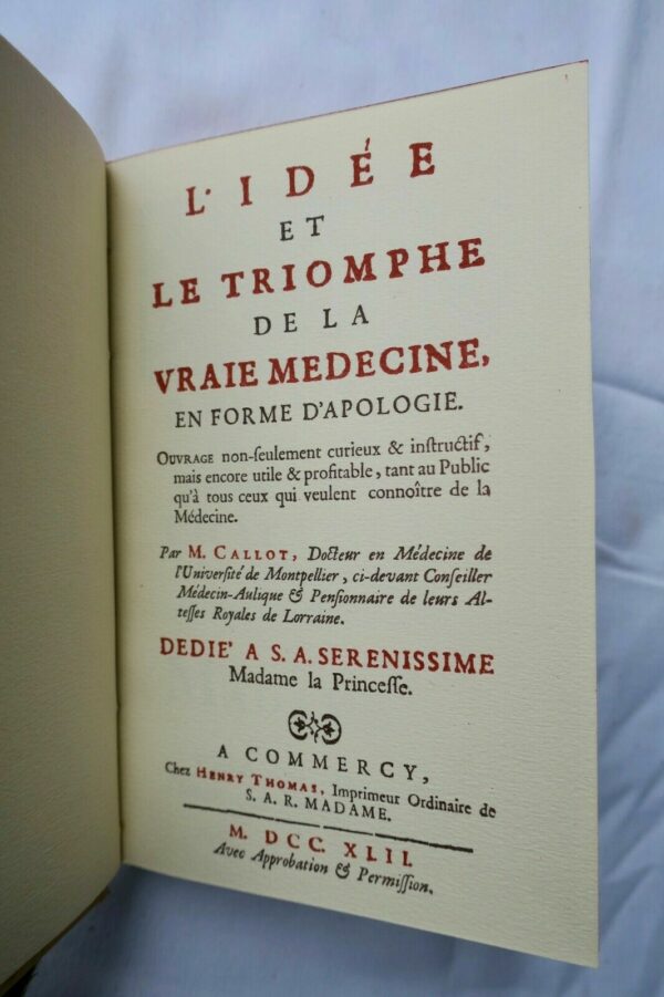 Médecine  CALLOT L'Idée et le Triomphe de la Vraie Médecine – Image 3