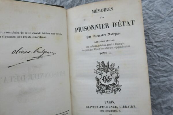 Mémoires d´un Prisonnier d´État 1840 – Image 8