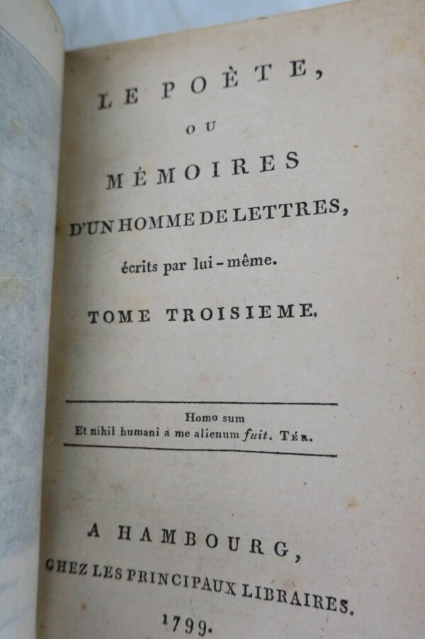 Mini Le poète ou mémoires d'un homme de lettres écrits par lui-même 1799 – Image 11