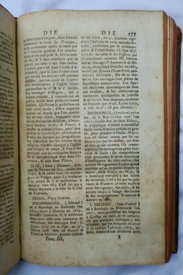 Nouveau dictionnaire historique, ou histoire abrégée de tous les hommes 1786 – Image 4