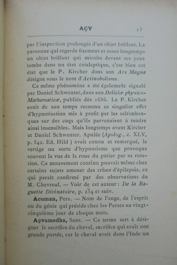 Occultisme  Dictionnaire d'Orientalisme, d'Occultisme et de Psychologie 1896 – Image 6