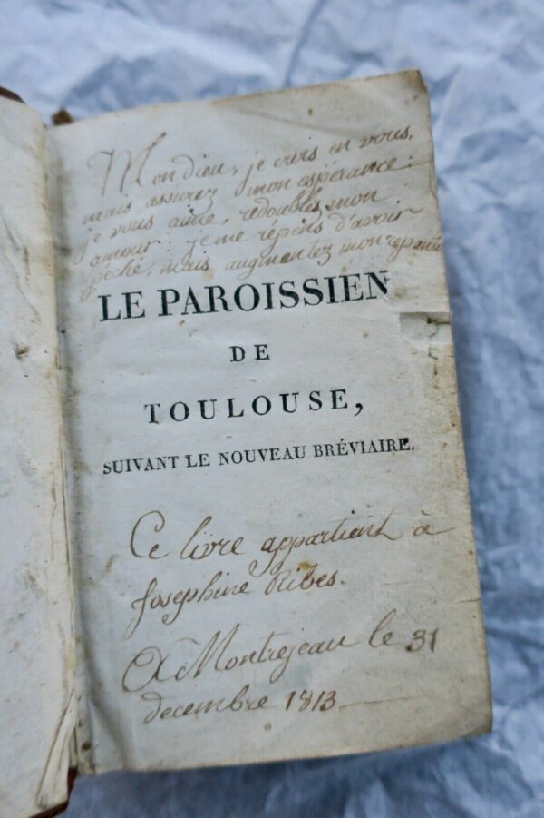 PAROISSIEN COMPLET, LATIN-FRANCAIS 1806 – Image 4