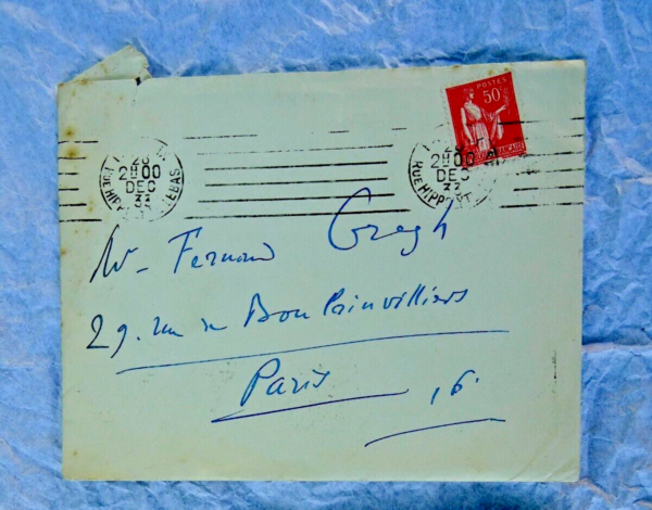 PROUST Reynaldo Hahn Lettre autographe signée – Image 3