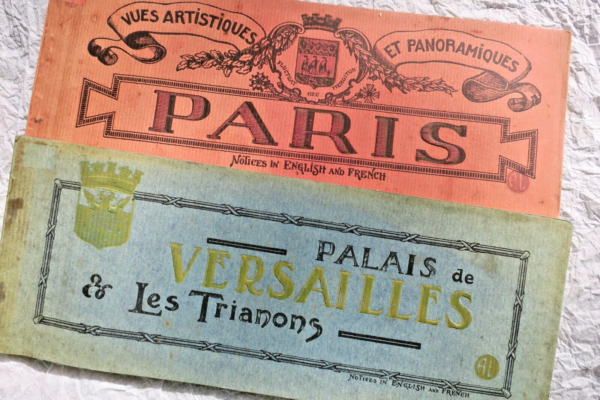 Paris, Versailles & les trianons 12 x 30 cm. 40 vues artistiques & panoramiques