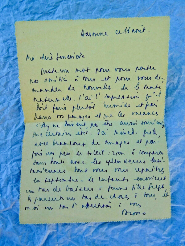 Pierre Brossolette  lettre autographe signée