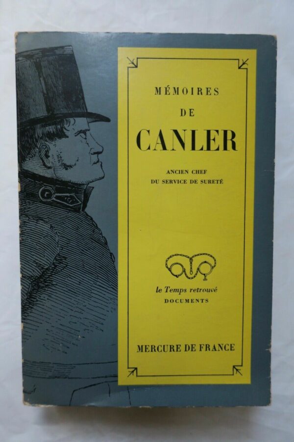 Police MEMOIRES DE CANDLER ANCIEN CHEF DU SERVICE DE SURETE