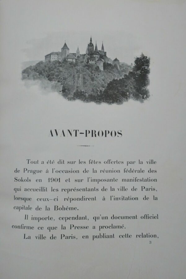 Prague Relation officielle de la réception.. du Conseil Municipal de Paris 1903 – Image 10